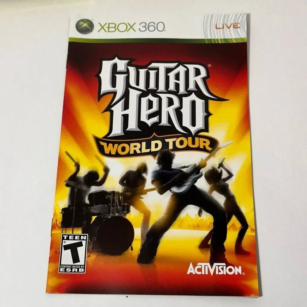 Guitar Hero World Tour XBOX 360 Activision Music/Rhythm Videogame